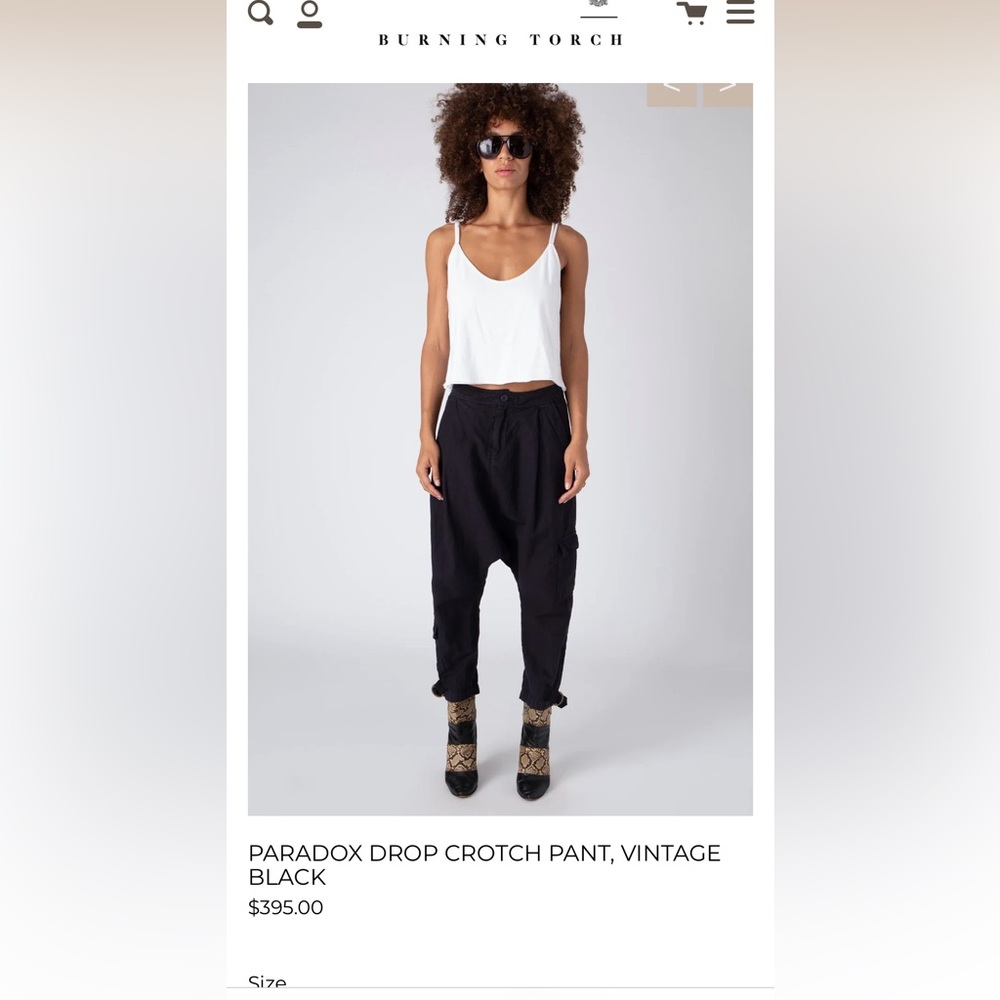 Burning Torch Joshua drop pant